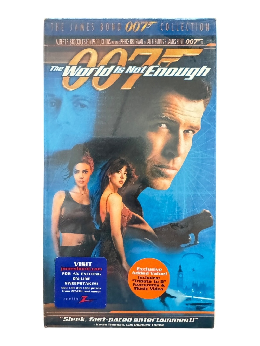 The World Is Not Enough 007 James Bond Collection VHS Tape
